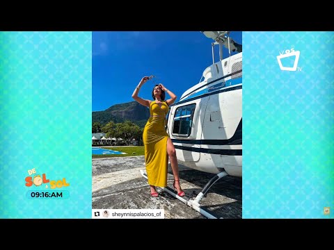 Miss Universo 2023 lució radiante mientras sobrevolaba Río de Janeiro en helicóptero
