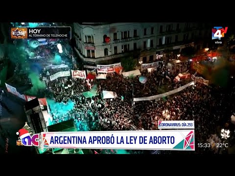 Argentina aprobó la ley de aborto: la furia de Nicole Neumann, Viviana Canosa y Amalia Granata