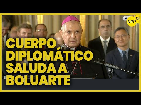 Que Dios bendiga el Perú: Saludo del cuerpo diplomático a la presidenta Dina Boluarte