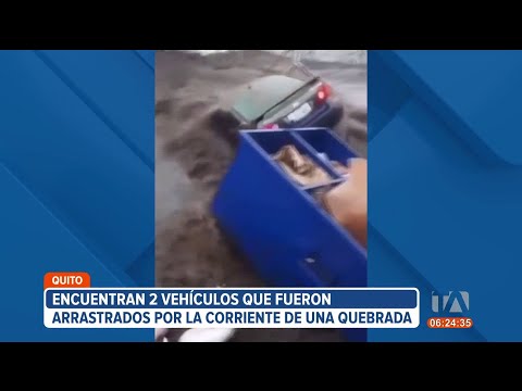 4 kilómetros fueron arrastrados 2 vehículos por el desbordamiento de la quebrada Caupicho