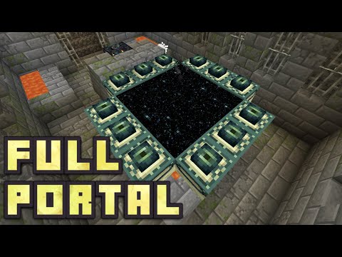 Minecraft - Full End Portal Seed! (12 Eye End Portal)