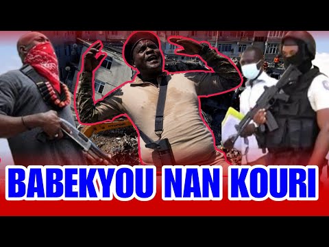 Lapolis Krazé kan Babekyou pou anpeche yo Rantré bò Palè NATIONAL