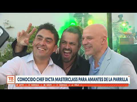 Amantes de la parrilla: chef argentino dicta masterclass