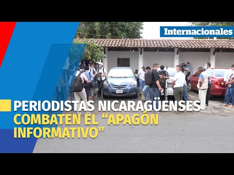 Periodistas nicaragüenses y su batalla contra “el apagón informativo”