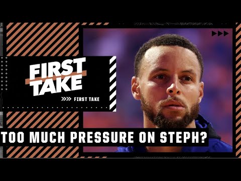 Stephen A.: Offensively there is too much pressure on Steph Curry! | First Take video clip