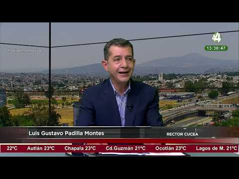 Luis Gustavo Padilla Montes, rector del CUCEA, habla de su quinto informe de actividades