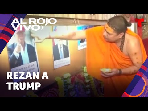 Sacerdotes en India realizan ritual para librar a Donald Trump de todo mal