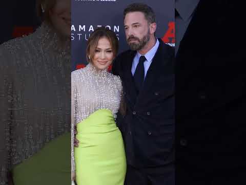 Jennifer Lopez and Ben Affleck’s most memorable red carpet moments through the years #shorts