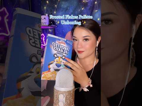 ASMR ~ Frosted Flakes palette unboxing #asmr #asmrsleep #asmrshorts