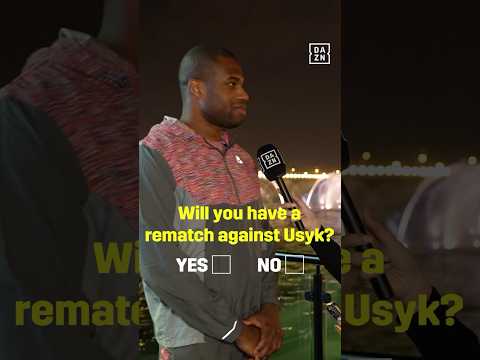 Will you rematch Usyk? 𝐘𝐄𝐒 or 𝐍𝐎 with Daniel Dubois