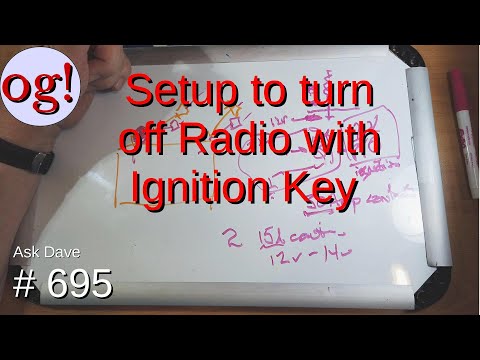 Setup to turn off Radios with Ignition Key (#695)