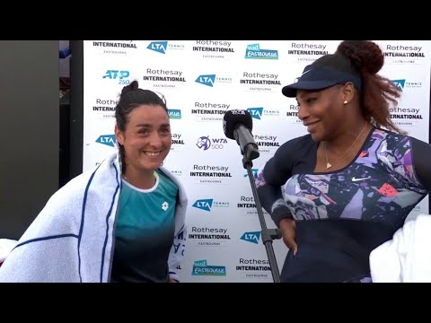 Serena Williams and Ons Jabeur: 2022 Eastbourne Quarterfinal Win