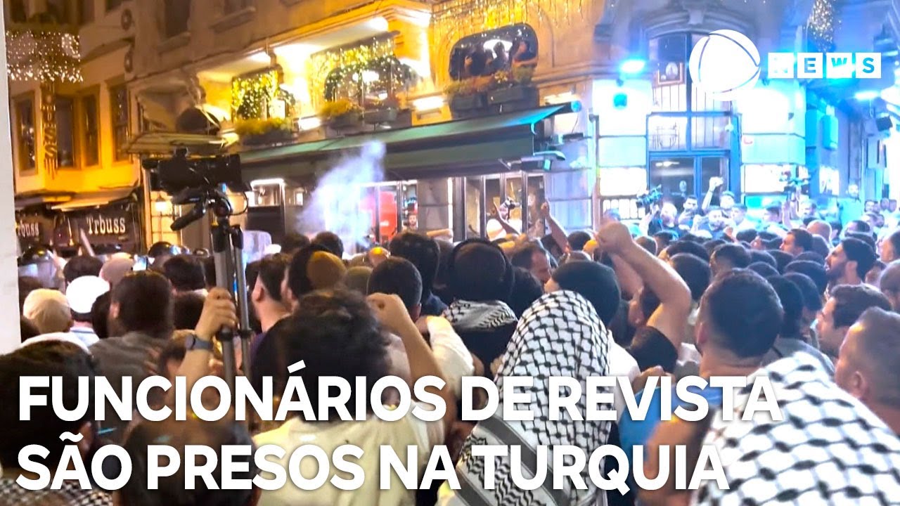 Jornalistas de revista da Turquia são presos por suposta caricatura