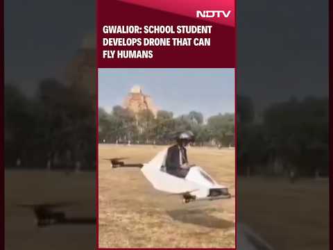 Drone India | Sky Is The Limit: Student Designs Unique Drone Capable Of Carrying A Person