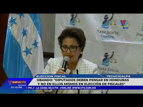 Obando: diputados deben pensar en Honduras y no en ellos mismos