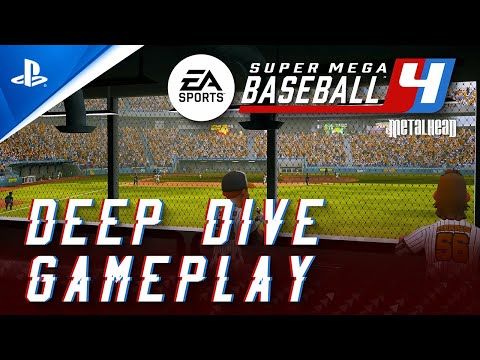 Super Mega Baseball 4 - Gameplay On and Off-Field Deep Dive | PS5 & PS4 Games