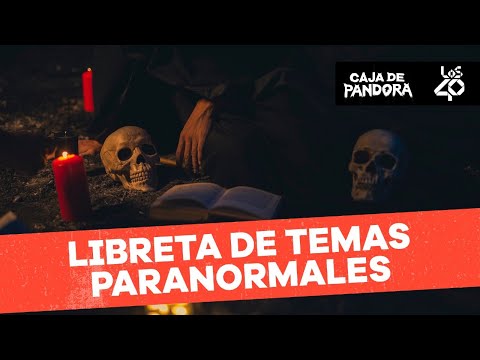 Libreta llena de temas paranormales