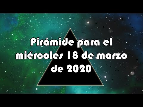 Pirámide para el miércoles 18 de marzo de 2020 - Lotería de Panamá
