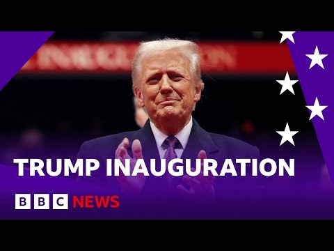 LIVE: Donald Trump becomes 47th US president as Capitol inauguration ceremony begins | BBC News