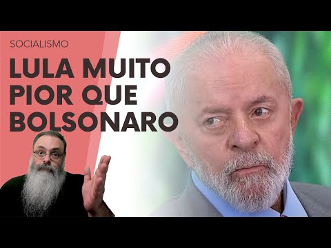 PESQUISA mostra LULA cada VEZ MAIS IMPOPULAR: 55% consideram PIOR ou IGUAL a BOLSONARO, e é POUCO