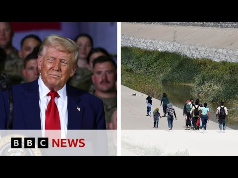 Riding with US border patrol for a closer look at Trump’s immigration policies | BBC News