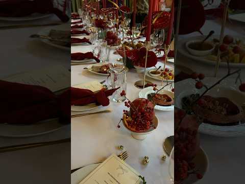 секрети новорічного сервірування 🍽️ #christmas #papaya