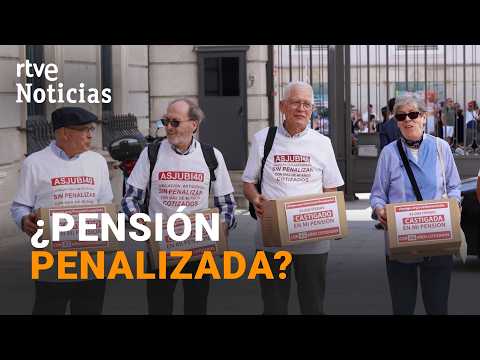 Pensionistas con 40 años cotizados reclaman el fin de las penalizaciones | RTVE Noticias