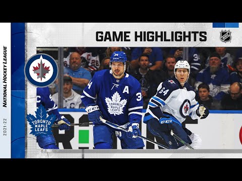 Jets @ Maple Leafs 3/31 | NHL Highlights 2022