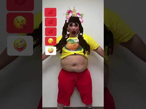 【TikTok100万再生】120Kgデブのラブラブするリアクション