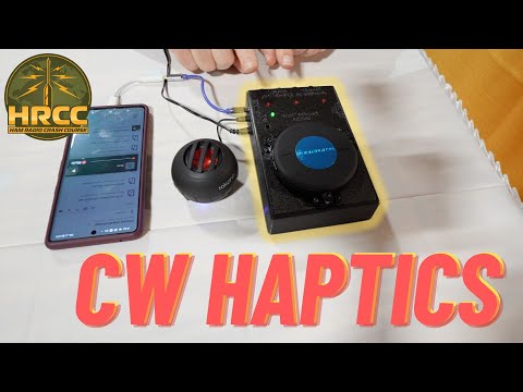 Morse Code Haptic Feedback  Device From Long Island CW Club!