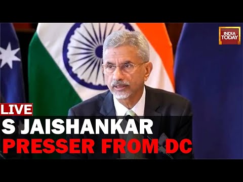 EAM S Jaishankar Press Conference LIVE: EAM Interacts With Press in Washington D.C I Trump I QUAD