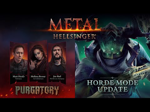Metal: Hellsinger – Purgatory DLC and Free Horde Mode Trailer #metalhellsinger #metal