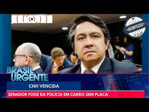Senador é pego com carro sem placa e tenta fugir da polícia | Aconteceu na Semana