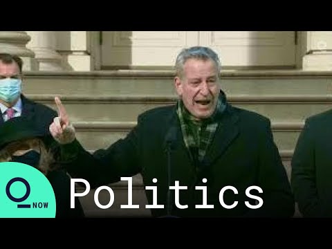 Mayor Bill de Blasio Calls President Trump 'Treasonous'