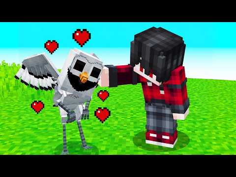 ถ้าเกิดว่า!! ผมรับเลี้ยงนกฮูกผี 99คืน จะรอดไหม ในมายคราฟ - | Minecraft 99Night