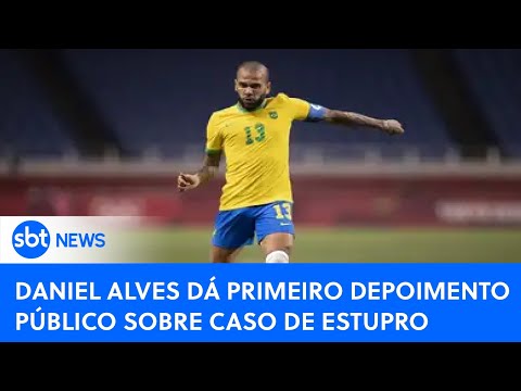 SBT News na TV: Chega ao fim o julgamento de Daniel Alves; jogador dá primeiro depoimento público