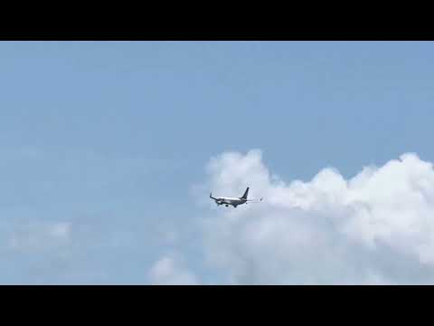 須磨シーワールド上空に飛行機　2025年7月18日 サムネイル