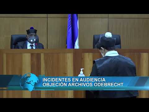 Incidentes en audiencia de Odebrecht