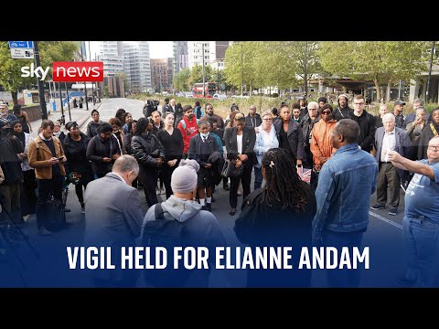 Watch live: Vigil held in Croydon after 15-year-old girl stabbed to death
