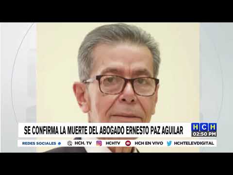 Fallece Ernesto Paz Aguilar, magistrado presidente del Tribunal de Justicia Electoral (TJE)