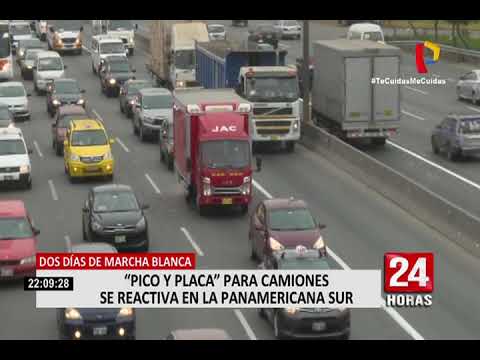 Pico y Placa para camiones se reactiva en la Panamericana Sur