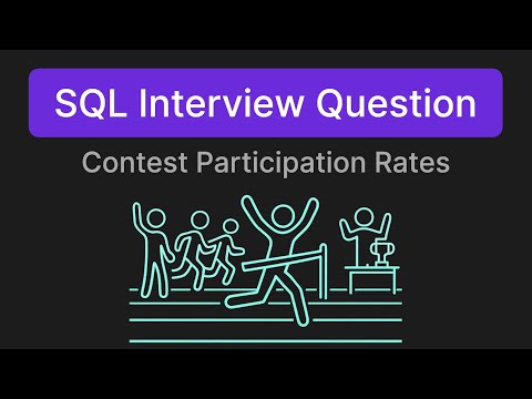 Contest Participation Rates - SQL Technical Interview Question