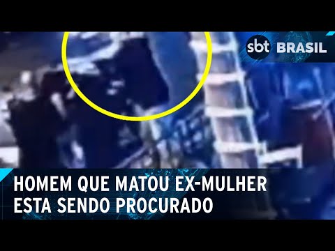 Polícia procura homem que matou ex-namorada | SBT Brasil (11/03/24)