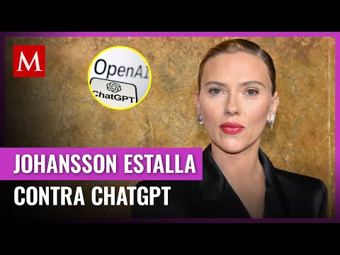 Scarlett Johansson enfurece tras escuchar el parecido de su voz con la de ChatGPT