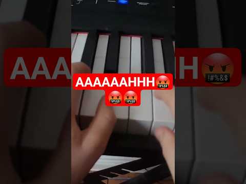 Ich bekomme einen Crashout beim Klavierspielen 🎹🤬 #klavier #crashout #ausrasten #epiano