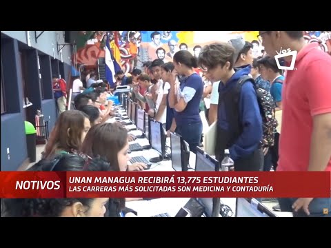 Más de 13 mil estudiantes fueron admitidos en UNAN-Managua