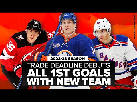 Trade Deadline Debuts | 1st goals with new team