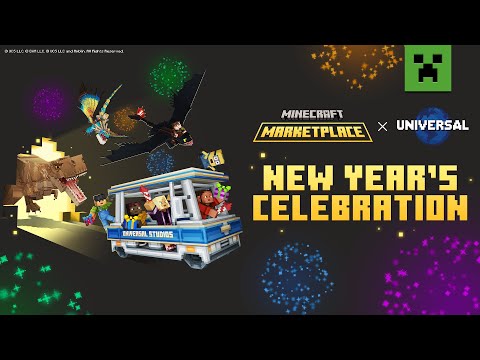 Minecraft x Universal New Year’s Celebration