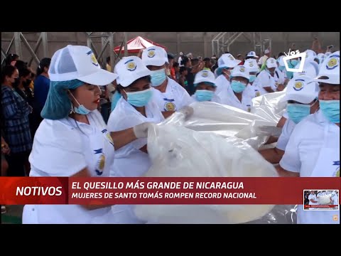 El quesillo más grande de Nicaragua impone nuevo record