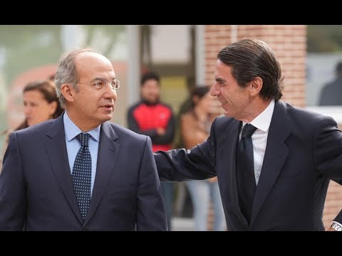 CANCELAN CLASES DE CALDERÓN EN INSTITUTO DE SU CUATE AZNAR EN ESPAÑA, TRAS FALLO CONTRA GARCÍA LUNA